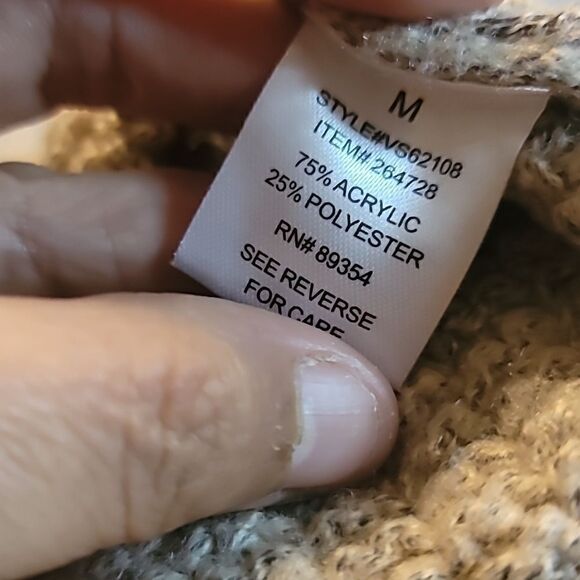 Adrienne Vittadini Soft Knit Pullover Sweater Size M - Picture 5 of 5